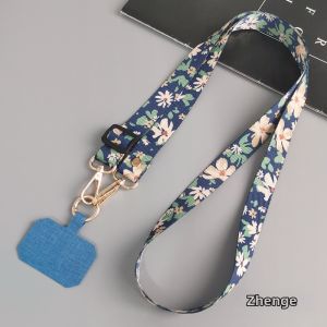 ZHENGEGE | Wide Comfortable Adjustable Length Womens Canvas Phone Lanyard