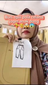 【COD】Pola Celana Joger Anak Laki-laki | Pola Celana Anak | Pola | Pola Baju | Instan | Pola Jiplak | Pola Jahitan Lengkap Firdaus Busana