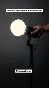 Godox Softbox AK-R22 Diffuser Dome สำหรับ V1 V1Pro V100 AD100Pro AD200(with H200R) LED ML30 ML60 LC30 MS60 RS60