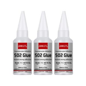 1-3pcs Fast Glue 502 Cyanoacrylate Instant Glue Strong Adhesive DIY Liquid Jewelry Toy Shoes Super Quick Drying Transparent Glue