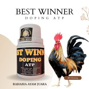 BW Doping ATP isi 100 Butir - Suplemen Ayam Laga Tubuh Cepat Merah Merona