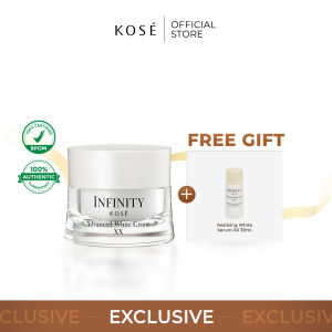 KOSE INFINITY ADVANCED WHITE CREAM XX - 40 G + FREE Realizing White Serum XX 30ml Krim Pemutih Kose Perawatan Kulit Mewah Krem Dan Serum Kombinasi - Lazada