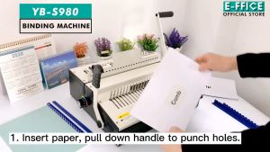 Effice Depot - YB-S980 Manual Comb Binding Machine