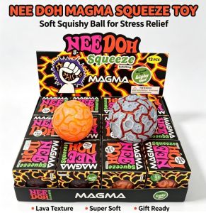 New Product NeeDoh Glitter Magma Ball Crunch Crunch Stress Relief Toy Squeeze Toy Nice Cube Sensory Toy for Adults gifts