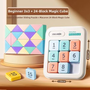 deli | Educational Magnetic Digital Sliding Puzzle for Children