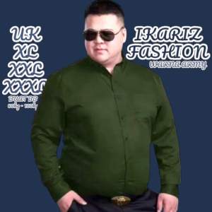 KEMEJA PANJANG POLOS JUMBO || UK MULAI DARI XL - XXXL KUALITAS TERBAIK