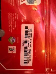 RCB STEEL FLOATING BRAKE DISC E2 PLUS SERIES 260mm SILVER W/ BRACKET NMAX/AEROX