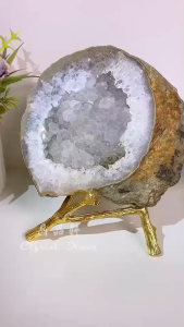 🪷🔴 玛瑙能量摆件（附底座）    Agate Energy Display with Stand    ｜稳定气场 ✦ 镇宅辟邪 ✦ 平衡情绪 ✦ 招财转运 ✦ 提升专注 ✦ 守护平安｜