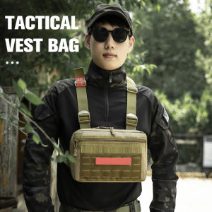 Tactical Vest Bag  Mens Micro Outdoor Sports Chest Bag  Military Training Belly Pouch  Camping Backpack Training  Accessories Tactical Bag For Men Tactical Vest With Holster - Lazada