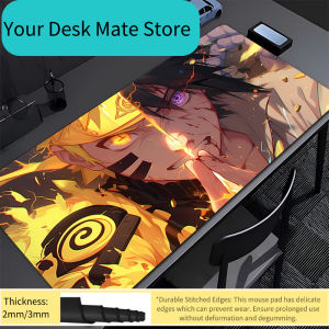 Bandai | Mouse Pad Naruto Sasuke Office Gaming Accessories xxl Gamer alfombrilla Computer Desk Mat Laptop Varmilo Keyboard Pad Mousepad