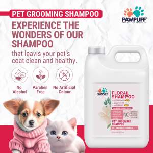 PAW PUFF Floral Pet grooming Shampoo 5 liter