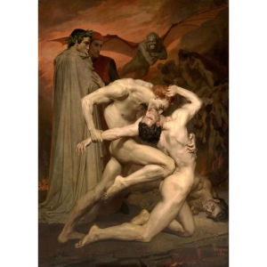 500 1000 1200 2000pcs Jigsaw Puzzle Bouguereau Dante And Virgil Hell Scene Classic Art For Adults Brain Teaser Family Game Gift