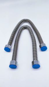 Dây cấp bình nóng lạnh INOX 304 đóng vỉ nhựađầu ốc đồng 2 tầng chống tụt ốc khi lắp đặt