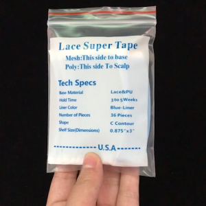 DUO-TAC Blue Tape Weaving Hair Sticking Mens Hair Cover Block Repair Hair Patch Breathable Wig Double sided Adhesive