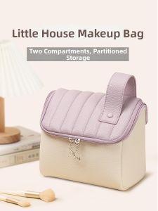 Portable Standing Large Capacity Women Makeup Bag