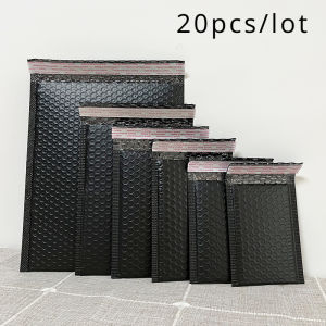 20PCS/lot Black Foam Envelope Bags Self Seal Mailers Padded Shipping Envelopes With Bubble Mailing Bag Shipping Packages Bag