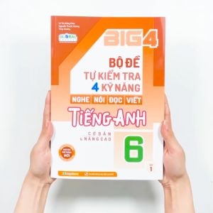 Sách Big 4 bộ đề tự kiểm tra 4 kỹ năng Nghe - Nói - Đọc - Viết tiếng Anh (cơ bản và nâng cao) lớp 6 tập 1 (Global) - Megabook