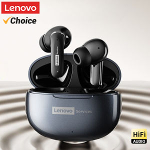 Lenovo | Lenovo LE202 Bluetooth 6.0 Earphones HIFI Sound Noise Cancelling Low Latency Gaming Headset Sports Music Wireless Headphones New