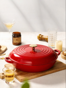 CAROTE | Enamel Cast Iron Cooking Pot Not Stick