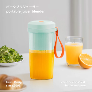 Kawu Multifunctional Juice Blender Portable Capacity 300ml Stainless Steel Knife Easy to Clean