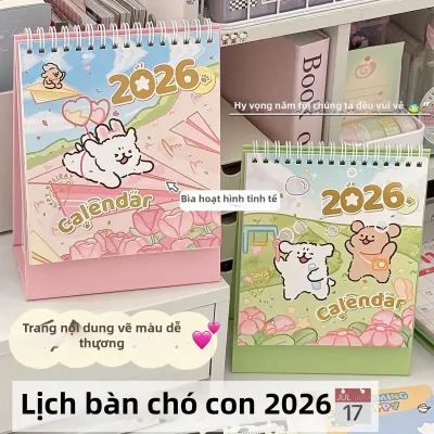 Lịch Bàn Dễ Thương và Thời Trang cho Học Sinh