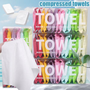 7/14/35/70PCS Compressed Towel  Face Towel Disposable Non-cotton Travel Bag Hotel Supplies Thickened and Portable for Travel