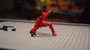 Bercahaya Set Penuh Dummy 13 Action Figure & Lucky 13 Articulated action figure 3D Puzzle DIY Mainan dygo filament