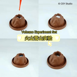 Volcano Experiment Toy for Kids STEM Science Kit Snow Mountain Eruption Set Api Gunung Berapi Sains Educational Toy