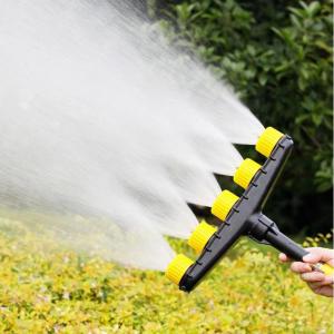 Watering Sprinkler Nozzle Irrigation Fittings Multiple Heads for Garden Vegetable 5 Heads 1/1.2 inch interface