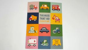 Things That Go Giant Sticker Art & Activity Book With 350+ Stickers For Kids