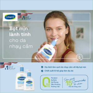 [GIẢM ĐẾN 24% + QUÀ 120K] Sữa rửa mặt tạo bọt dịu lành cho da khô nhạy cảm Cetaphil Hydrating Foaming Cream Cleanser 236ml [HSD 08/2026]