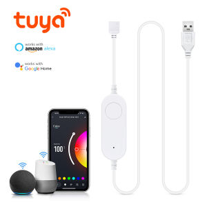 USB 5V TUYA Smart RGB LED Controller 4PIN Plug Dimmer Support Alexa Google Home SmartLife App Voice Control For LED Strip Light