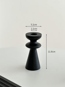 Gỗ Đèn Để Bàn Trang Trí Cao Cấp Phong Cách Tối Giản Ins Chụp Ảnh Chống Đỡ Chữa Bệnh Series Chân Nến Ghế