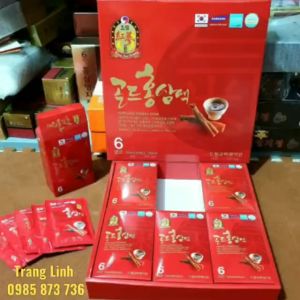 Nước hồng sâm hàn quốc 6 năm tuổi hộp 30 gói - Nước sâm chén tăng thể lực giảm stress phòng ung thư tranglinhkorea