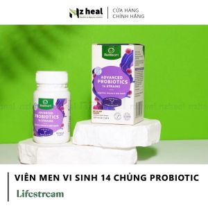 Men vi sinh Lifestream Advanced Probiotic New Zealand 30v