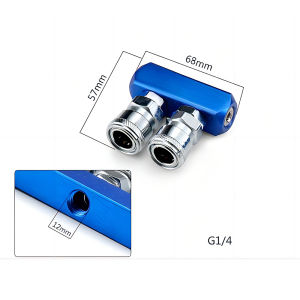 Fitting C-type SMY SMV SML Round Compressor Pneumatic Fitting Pump Tool Coupler Manifold Multi Splitter Air Gas Distributor