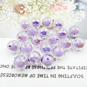 Hạt Acrylic Màu Hồng 108/54 Chiếc 8/10 Mm Khoảng Cách Hạt Rời DIY Trang Sức Làm Đồ Trang Trí Thủ Công Chất Liệu