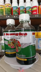 PUPUK N GOLDEN GOLD HIJAU penambah anakan kemasan 500 ml dan 1000 ml