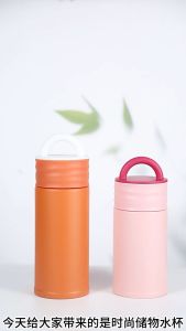 TUMBLER TERMOS 320 ML PORTABLE VACUUM CUP INSULATED BOTTLE HOT & COOL STAINLESS STEEL 304 / COFFEE TUMBLER / TERMOS TAHAN PANAS & DINGIN