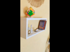 Rak Ambalan Hambalan Kotak Persegi Panjang Dekorasi Tempat penyimpanan Serbaguna Dinding Dingding