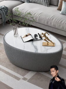 OUQI | Compact Modern Minimalist Luxury Unusual Design Trendy Tea Table