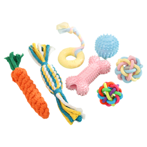 HOOPET | Durable Chew Toy Ball for Small Dogs Puppy Self-Entertainment Rubber