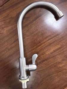 Kitchen Basin Sink Faucet SUS304 Stainless Steel Single Cold Water Taps Vegetable Washing Torneira Cozinha Griferia Para Cocina