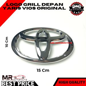 Logo Grill Depan Yaris 2016-2022 Vios Gen 3 2013-2020 Original