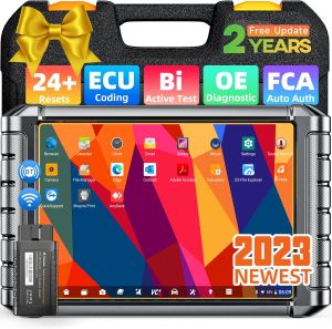 Foxwell NT909บลูทูธ Obd2 สแกนเนอร์เต็มระบบรถยนต์ WiFi ปรับปรุง ECU การเข้ารหัสสแกนเนอร์สะอาดรหัสผิดพลาดอ่านเครื่องมือ OBD2 ระบบ Obd2 วัด X431 PK thinktool mini 2 เมตร