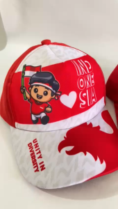 Topi kemerdekaan Indonesia Agustusan Anak laki Laki Perempuan Merah Putih 2 - 10 tahun