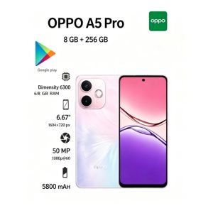 OPPO | OPPO A5 pro Global Version Smartphone 8+256GB 6.7-inch 120Hz AMOLED Curved Display 2026 Newest Model