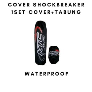 1set Cover Shockbreaker+Cover Tabung Pelindung Shockbreaker Motor Waterproof Bahan Tebal
