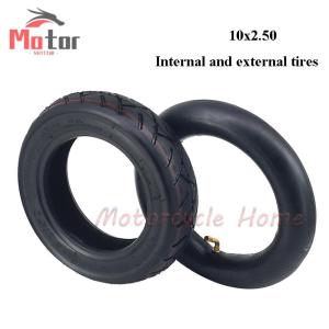 10x2.50 Pneumatic Tire Inner Tube Outer Tyre for 10 Inch Electric Scooter Front and Rear Wheel Replacement Parts