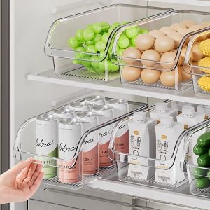 Transparent Food Storage Box For Refrigerator